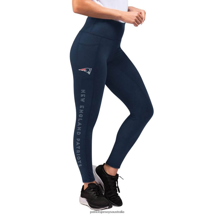 Women MSX by Michael Strahan Navy Ivy Leggings ZZ06V22485 Patriots Jersey Clothing