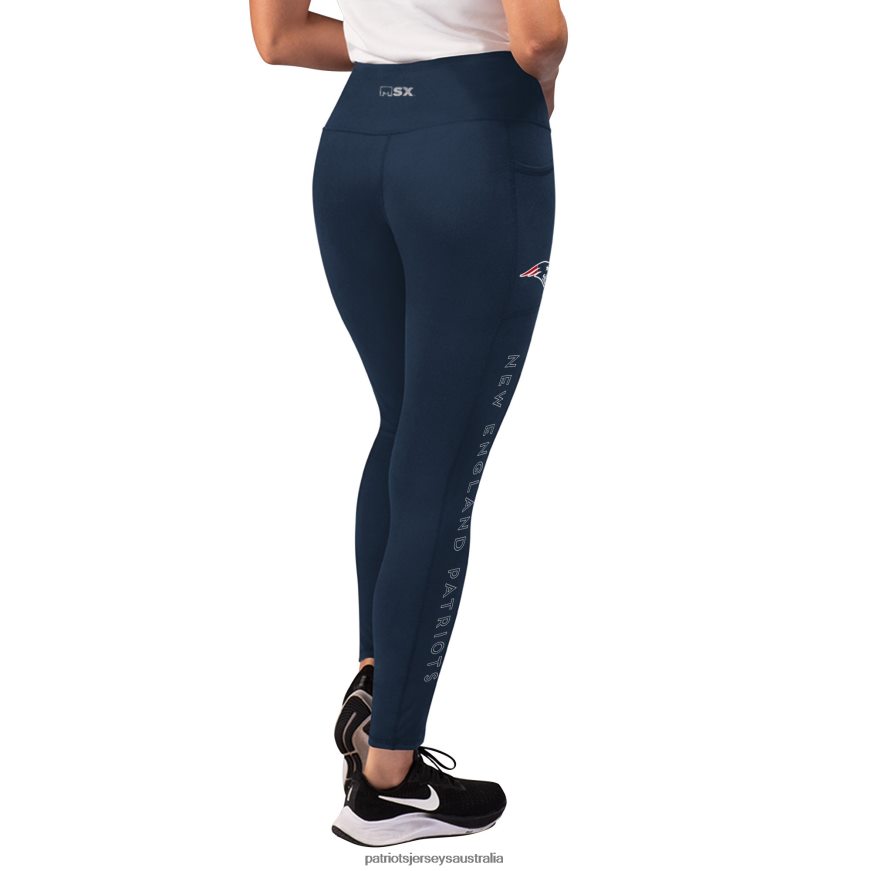 Women MSX by Michael Strahan Navy Ivy Leggings ZZ06V22485 Patriots Jersey Clothing