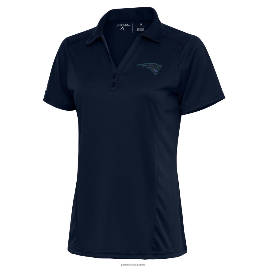 Women Antigua Navy Tonal Logo Tribute Polo ZZ06V22551 Patriots Jersey Clothing
