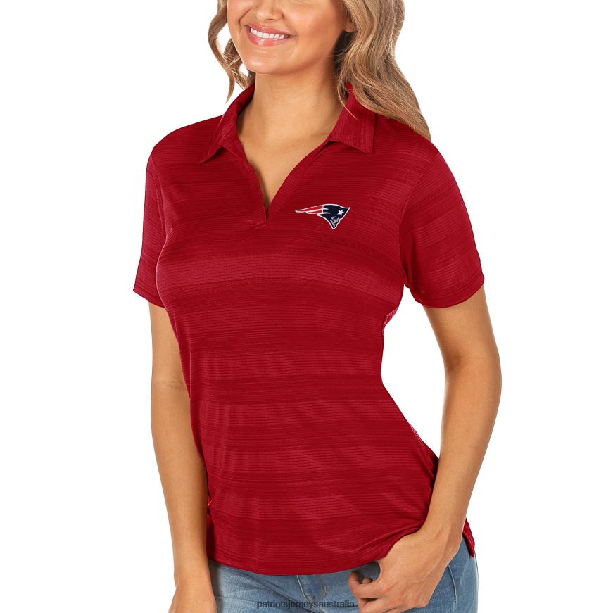 Women Antigua Red Compass Polo ZZ06V22579 Patriots Jersey Clothing