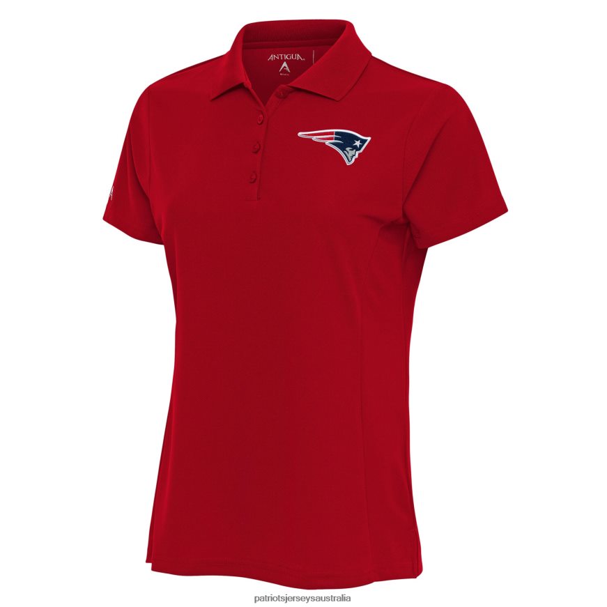 Women Antigua Red Team Logo Legacy Pique Polo ZZ06V22611 Patriots Jersey Clothing