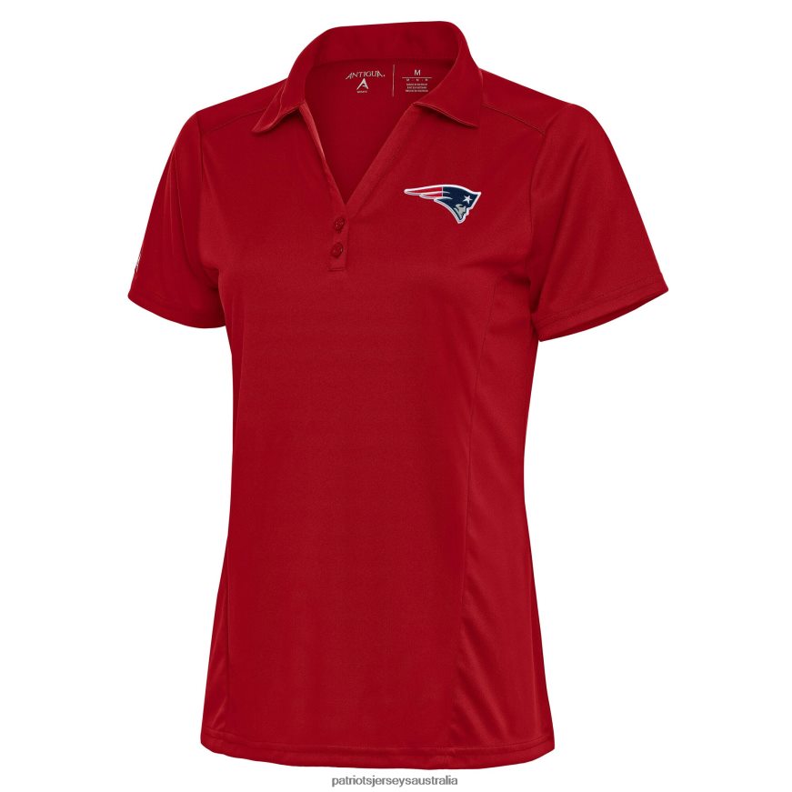 Women Antigua Red Team Logo Tribute Polo ZZ06V22564 Patriots Jersey Clothing