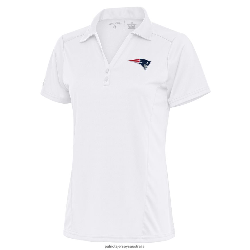 Women Antigua White Team Logo Tribute Polo ZZ06V22565 Patriots Jersey Clothing
