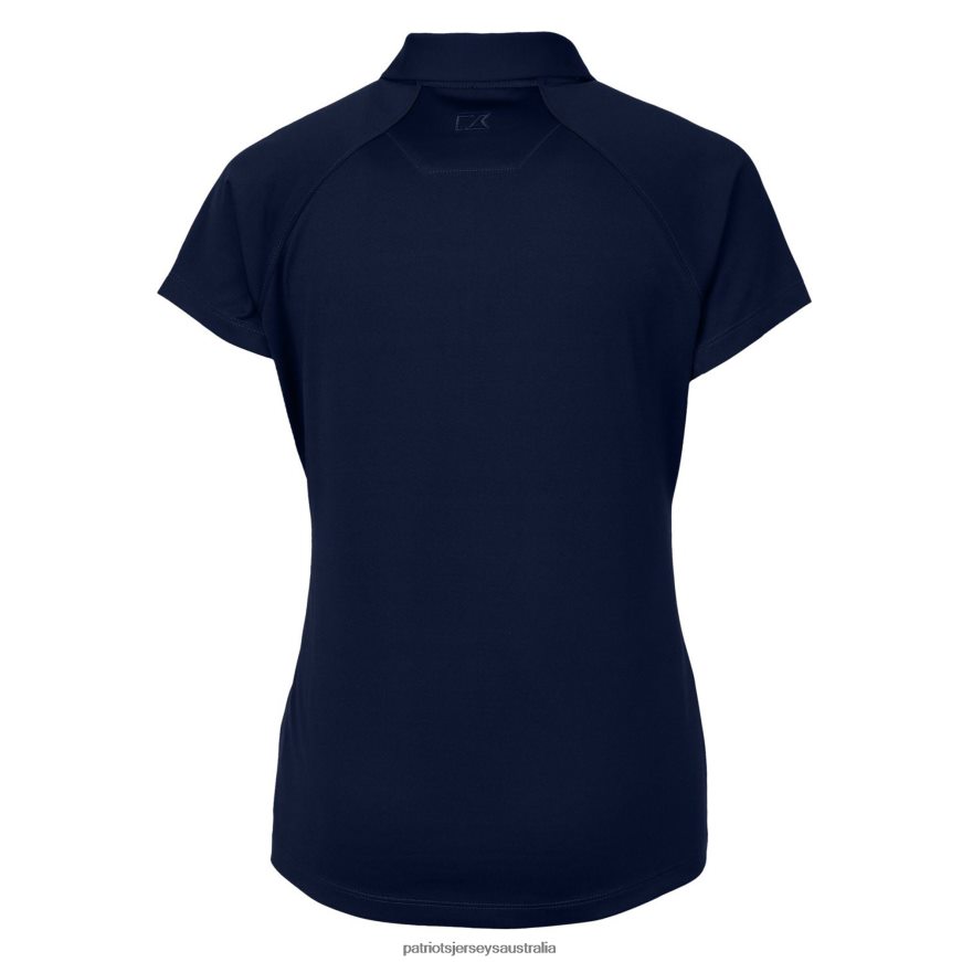 Women Cutter & Buck Navy Forge Stretch Polo ZZ06V22615 Patriots Jersey Clothing