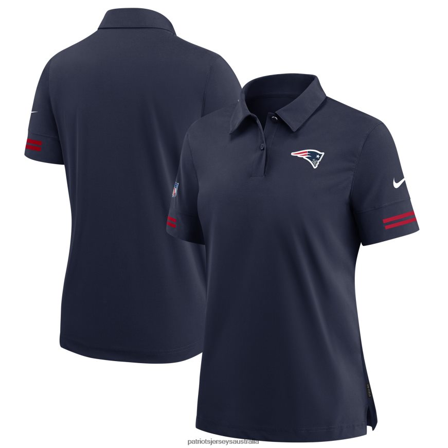 Women Nike Navy Sideline Performance Polo ZZ06V22515 Patriots Jersey Clothing