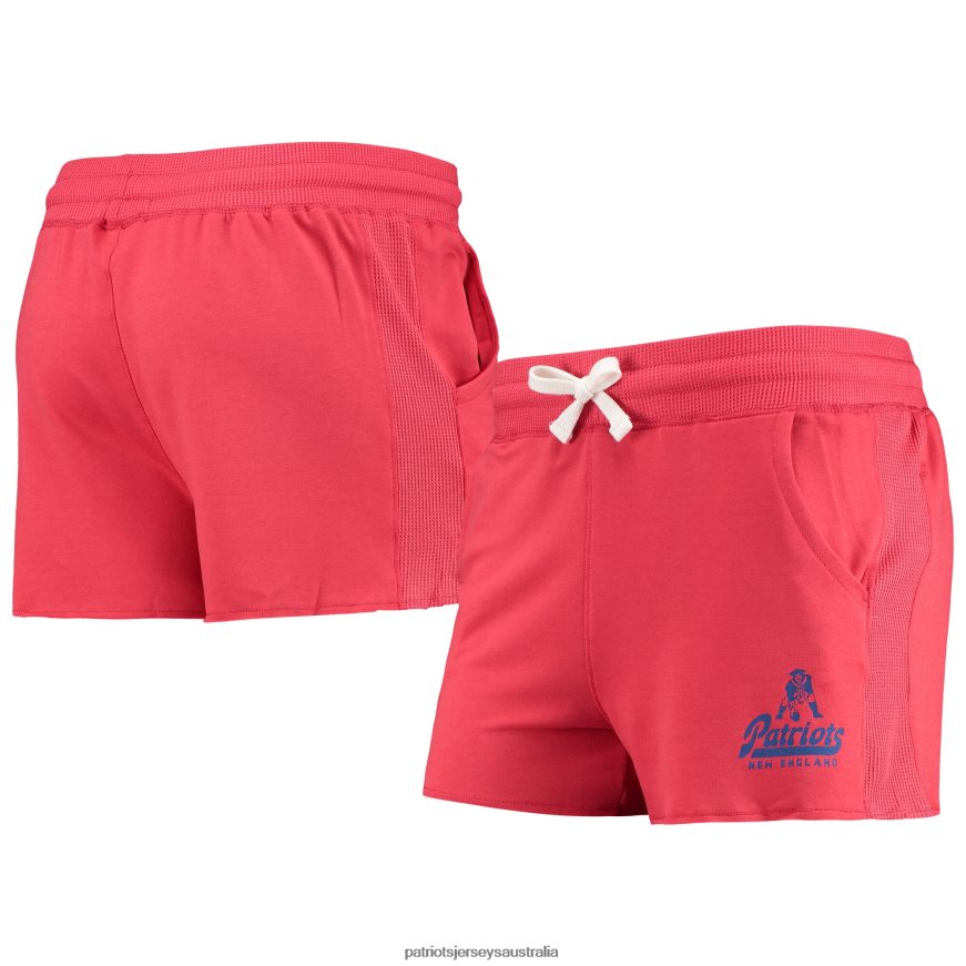 Women Junk Food Red Tri-Blend Shorts ZZ06V22843 Patriots Jersey Clothing