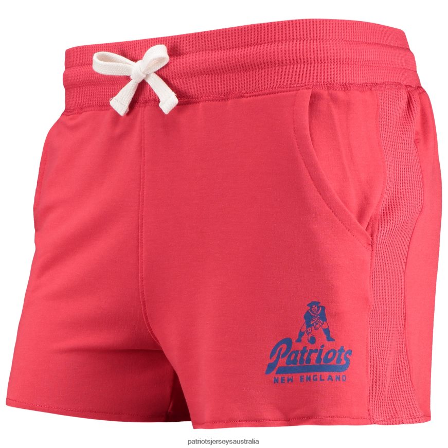 Women Junk Food Red Tri-Blend Shorts ZZ06V22843 Patriots Jersey Clothing
