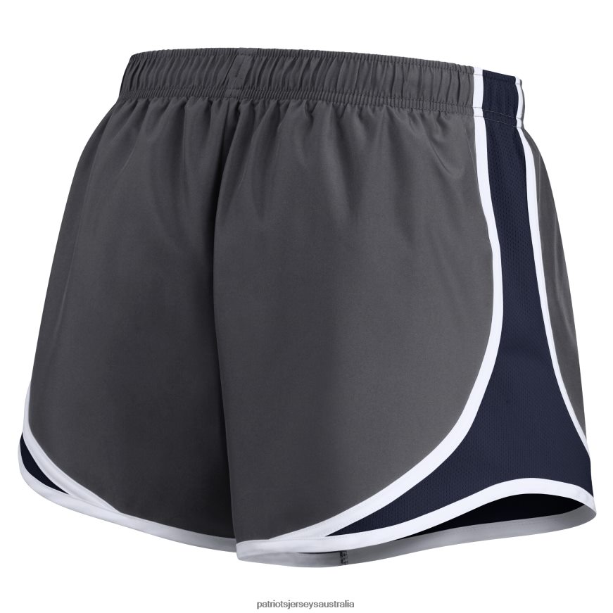 Women Nike Charcoal Logo Performance Tempo Shorts ZZ06V22850 Patriots Jersey Clothing