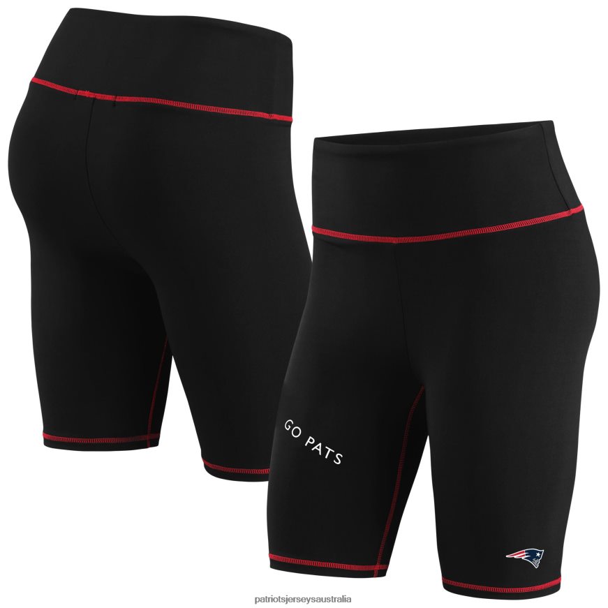 Women WEAR by Erin Andrews Black Bike Shorts ZZ06V22849 Patriots Jersey Clothing