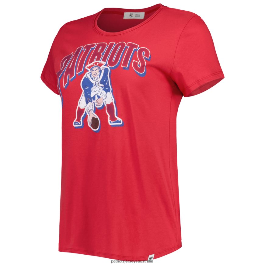 Women 47 Red Treasure Frankie T-Shirt ZZ06V22669 Patriots Jersey Clothing