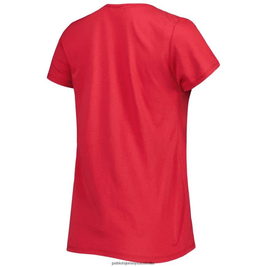 Women 47 Red Treasure Frankie T-Shirt ZZ06V22669 Patriots Jersey Clothing