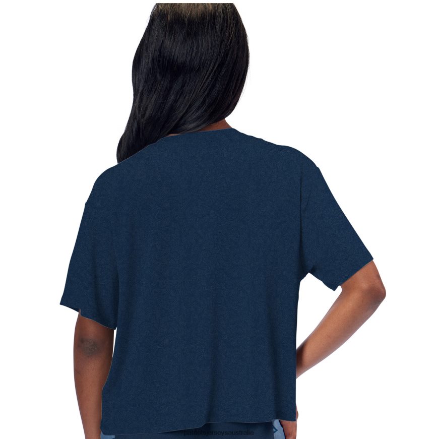 Women Certo Navy Cropped T-Shirt ZZ06V22783 Patriots Jersey Clothing
