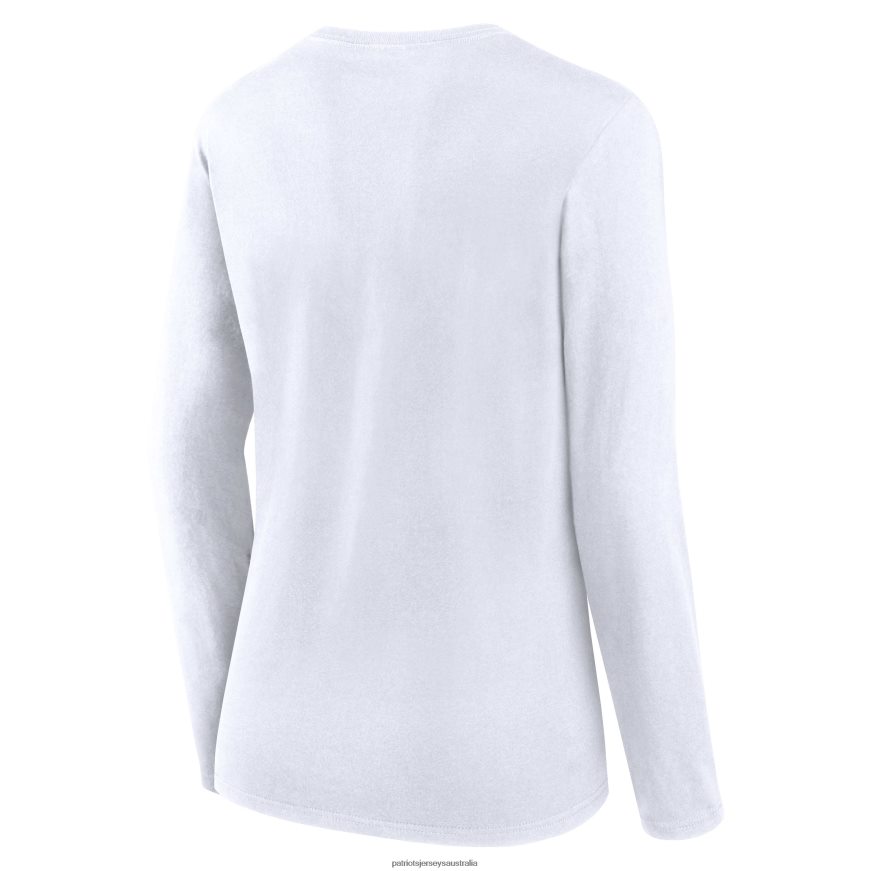 Women Fanatics Branded Navy/White Lightweight Short & Long Sleeve T-Shirt Combo Pack ZZ06V22634 Patriots Jersey Clothing