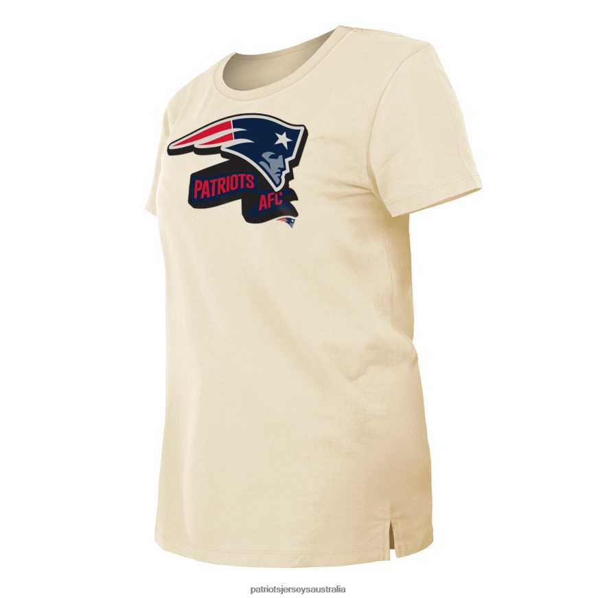 Women New Era Cream Chrome Sideline T-Shirt ZZ06V22744 Patriots Jersey Clothing