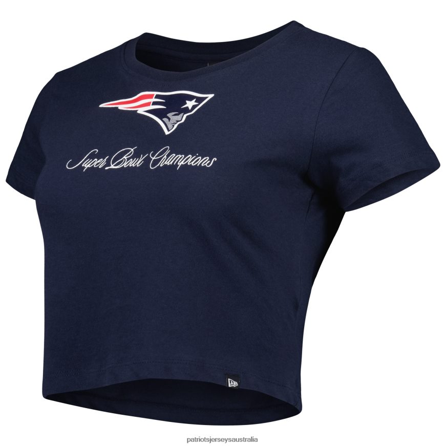 Women New Era Navy Historic Champs T-Shirt ZZ06V22702 Patriots Jersey Clothing