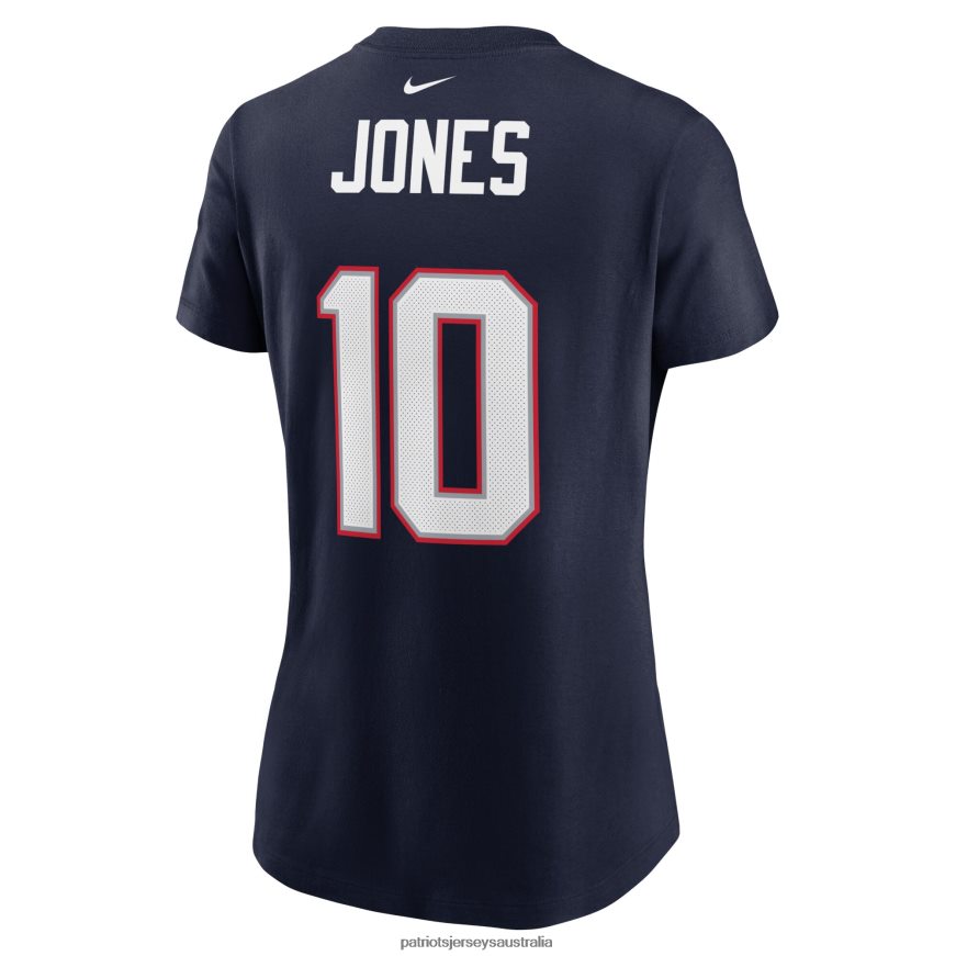 Women Nike Mac Jones Navy Player Name & Number T-Shirt ZZ06V22748 Patriots Jersey Clothing