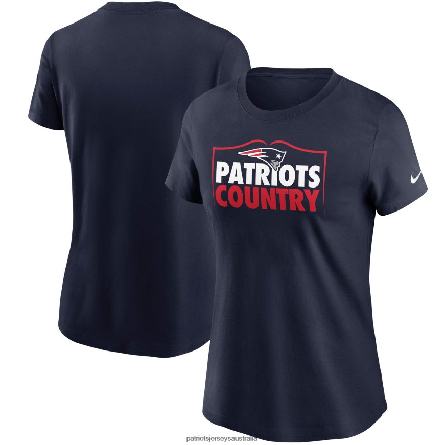 Women Nike Navy Hometown Collection T-Shirt ZZ06V22755 Patriots Jersey Clothing