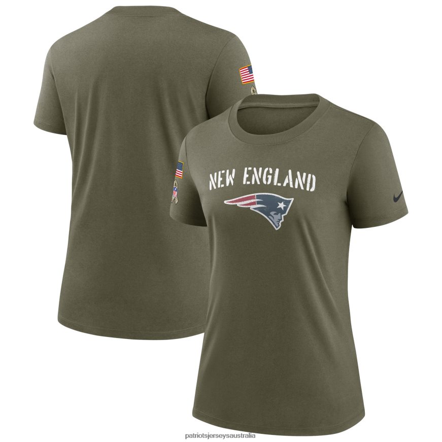 Women Nike Olive 2022 Salute To Service Legend T-Shirt ZZ06V22661 Patriots Jersey Clothing