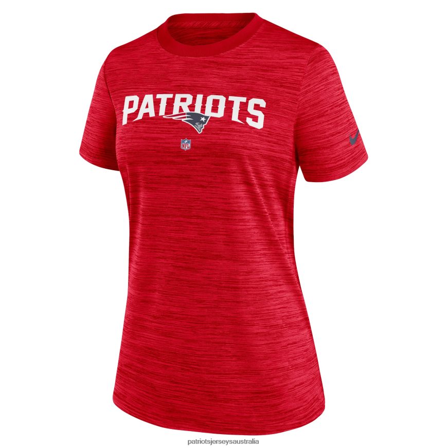 Women Nike Red Sideline Velocity Performance T-Shirt ZZ06V22688 Patriots Jersey Clothing