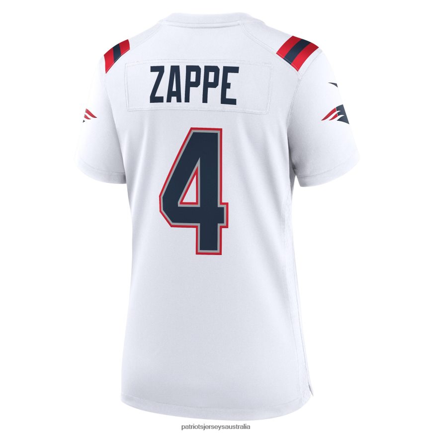 Women Nike Bailey Zappe White Game Player Jersey ZZ06V21222 Patriots Jersey Clothing