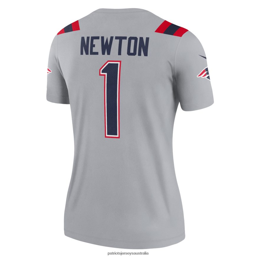 Women Nike Cam Newton Gray Inverted Legend Jersey ZZ06V21220 Patriots Jersey Clothing