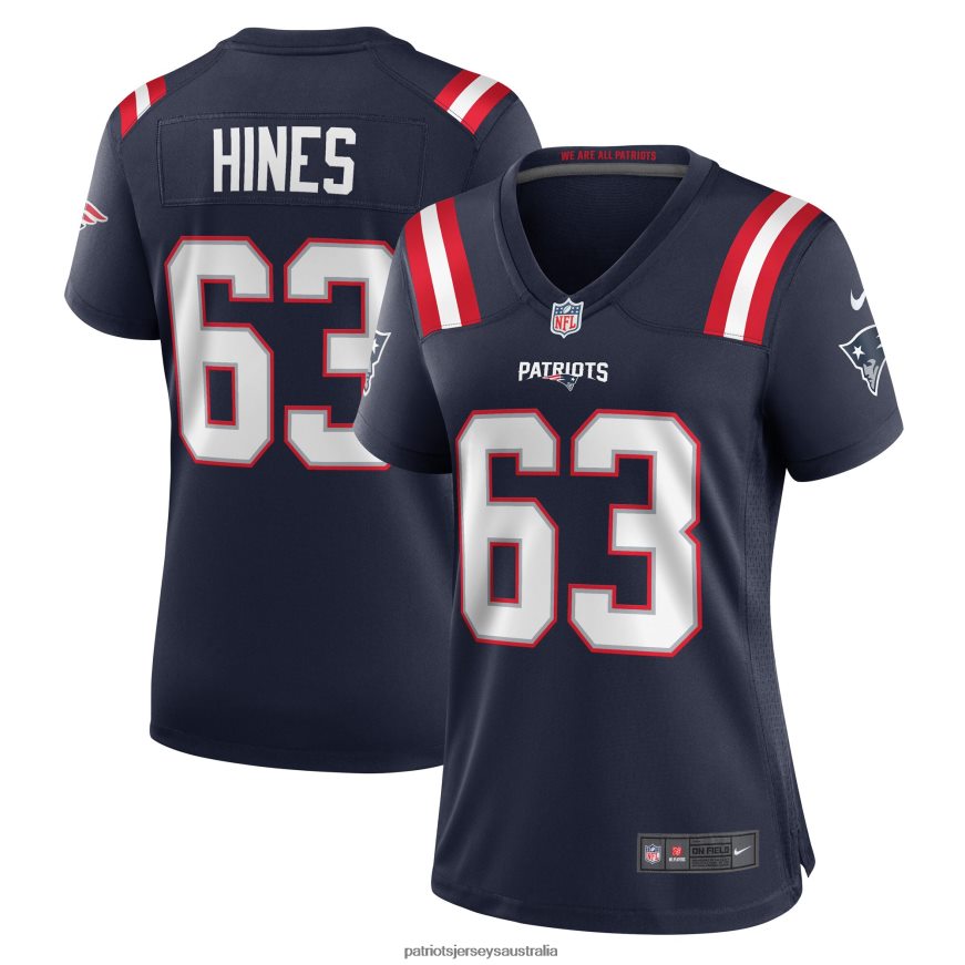Women Nike Chasen Hines Navy Game Player Jersey ZZ06V21236 Patriots Jersey Clothing