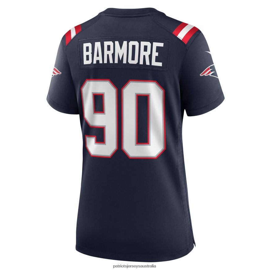 Women Nike Christian Barmore Navy Player Game Jersey ZZ06V21160 Patriots Jersey Clothing