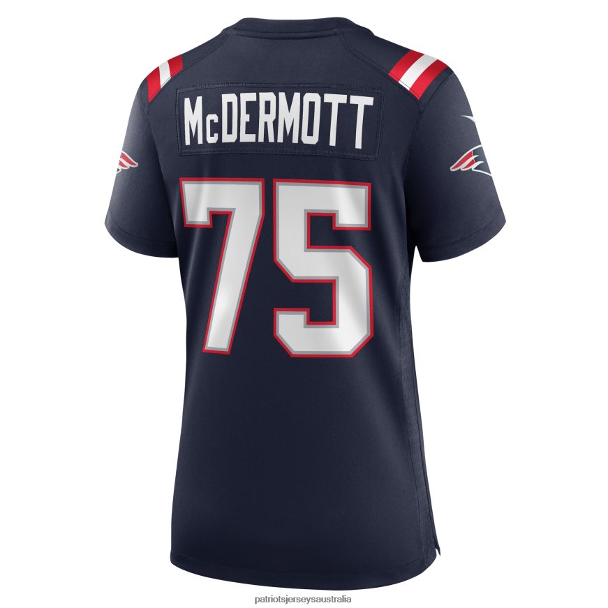 Women Nike Conor McDermott Navy Home Game Player Jersey ZZ06V21123 Patriots Jersey Clothing