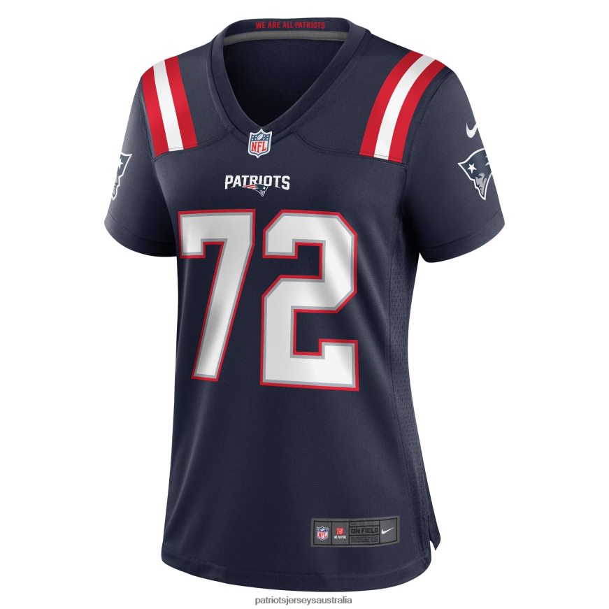 Women Nike Jeremiah Pharms Jr. Navy Game Player Jersey ZZ06V21120 Patriots Jersey Clothing