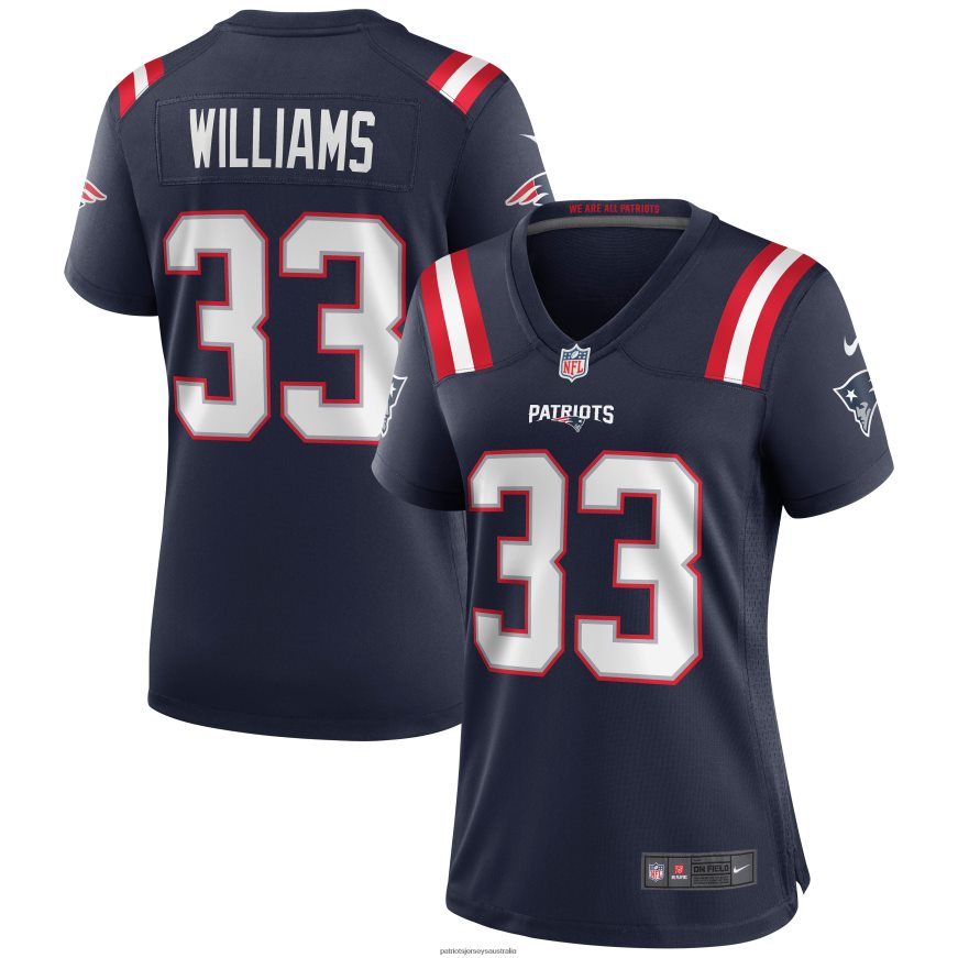 Women Nike Joejuan Williams Navy Game Jersey ZZ06V21150 Patriots Jersey Clothing