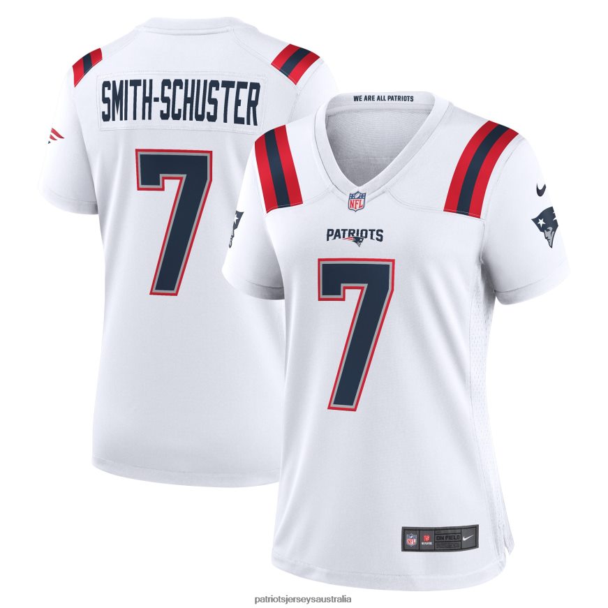 Women Nike JuJu Smith-Schuster White Game Player Jersey ZZ06V21198 Patriots Jersey Clothing