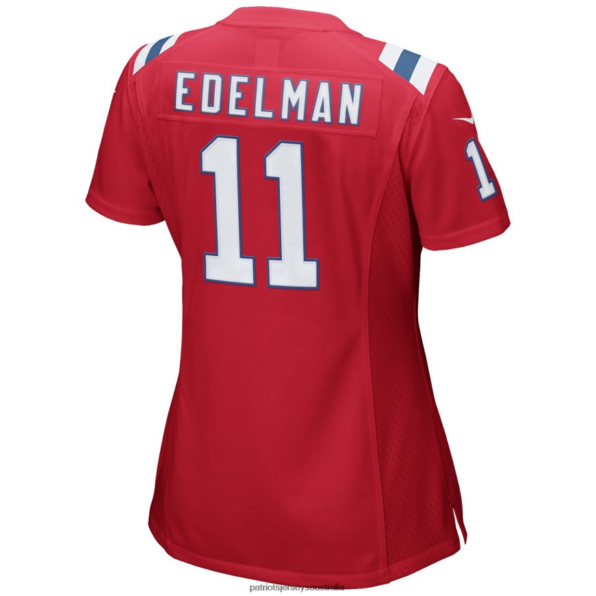 Women Nike Julian Edelman Red Alternate Game Jersey ZZ06V21185 Patriots Jersey Clothing