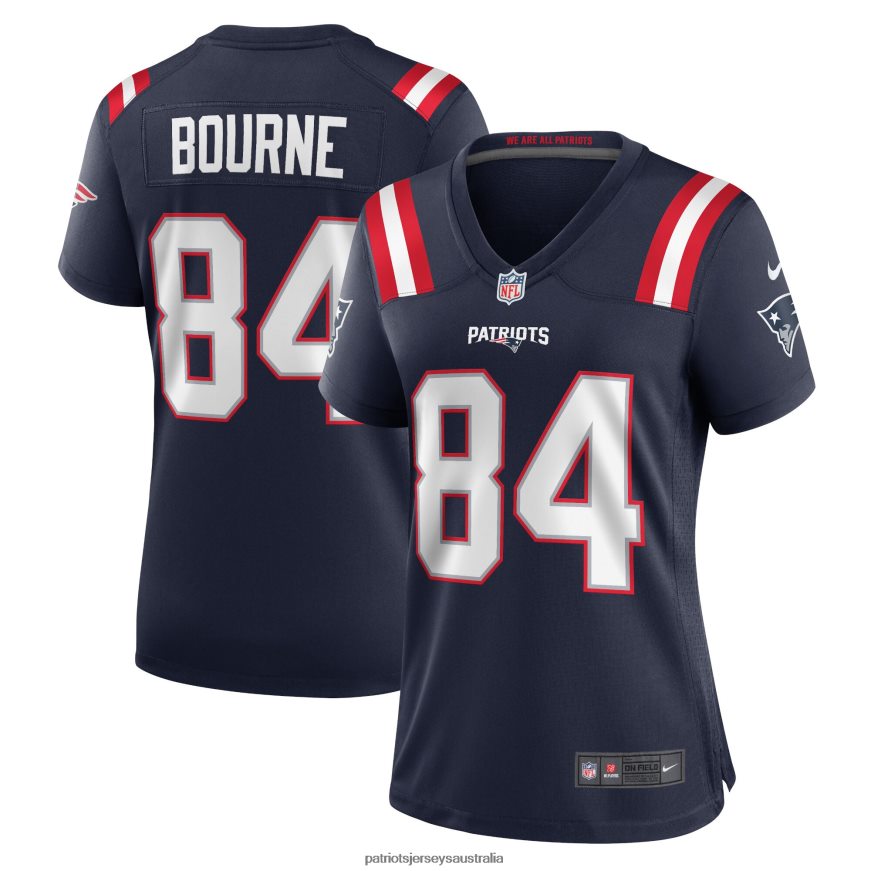 Women Nike Kendrick Bourne Navy Game Jersey ZZ06V21213 Patriots Jersey Clothing