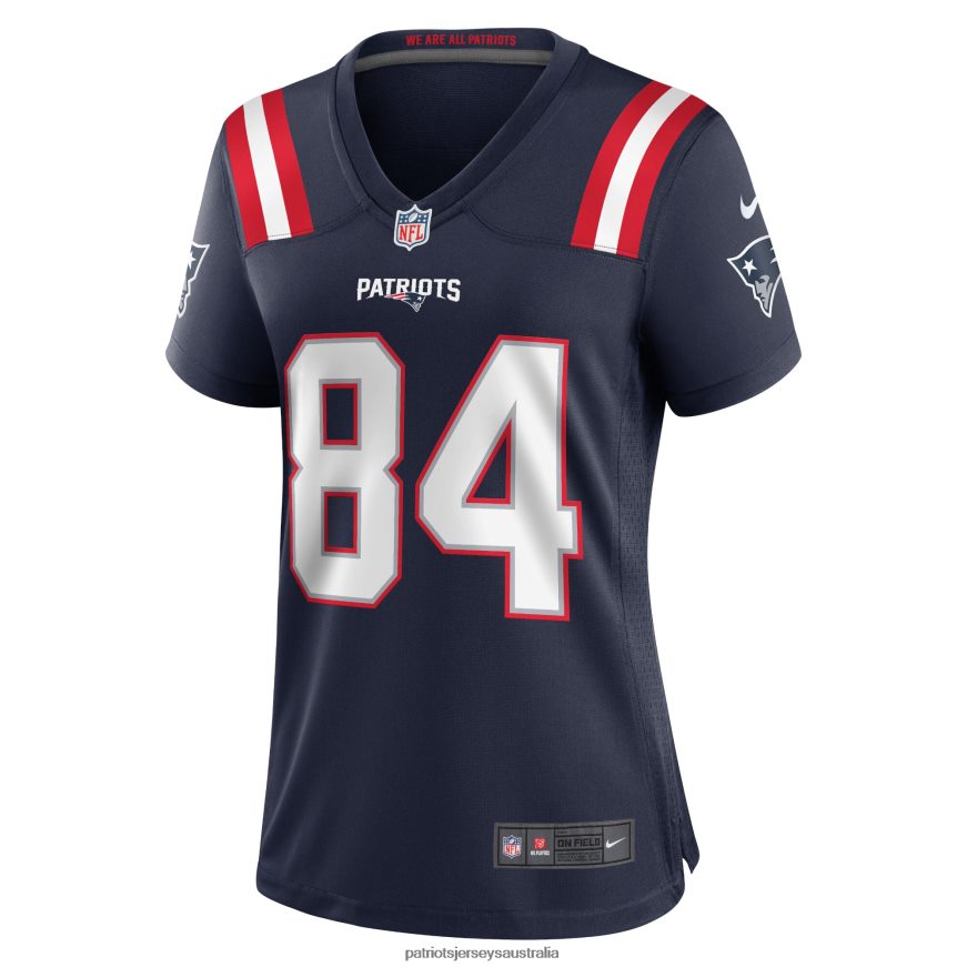 Women Nike Kendrick Bourne Navy Game Jersey ZZ06V21213 Patriots Jersey Clothing