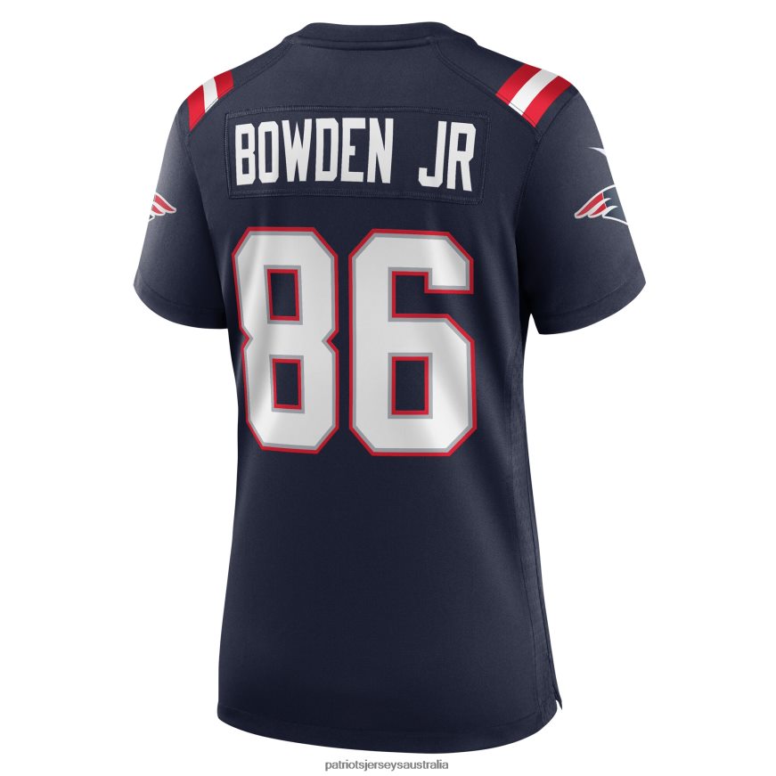 Women Nike Lynn Bowden Jr. Navy Home Game Player Jersey ZZ06V21127 Patriots Jersey Clothing