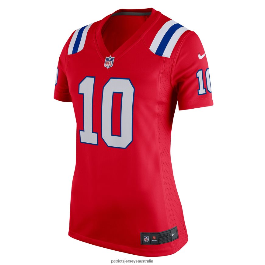 Women Nike Mac Jones Red Game Alternate Jersey ZZ06V21158 Patriots Jersey Clothing