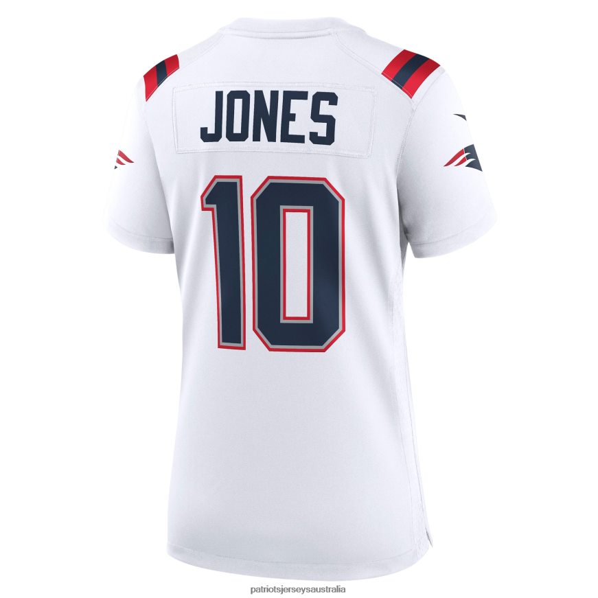 Women Nike Mac Jones White Player Game Jersey ZZ06V21184 Patriots Jersey Clothing