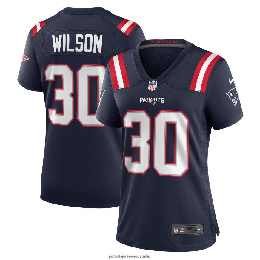 Women Nike Mack Wilson Navy Game Jersey ZZ06V21227 Patriots Jersey Clothing