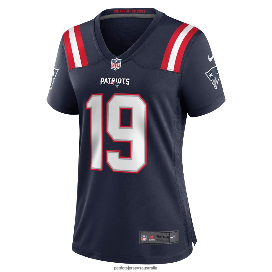 Women Nike Malcolm Perry Navy Game Player Jersey ZZ06V21159 Patriots Jersey Clothing