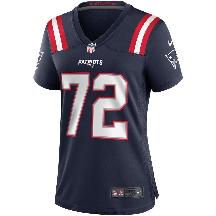 Women Nike Matt Light Navy Game Retired Player Jersey ZZ06V21144 Patriots Jersey Clothing