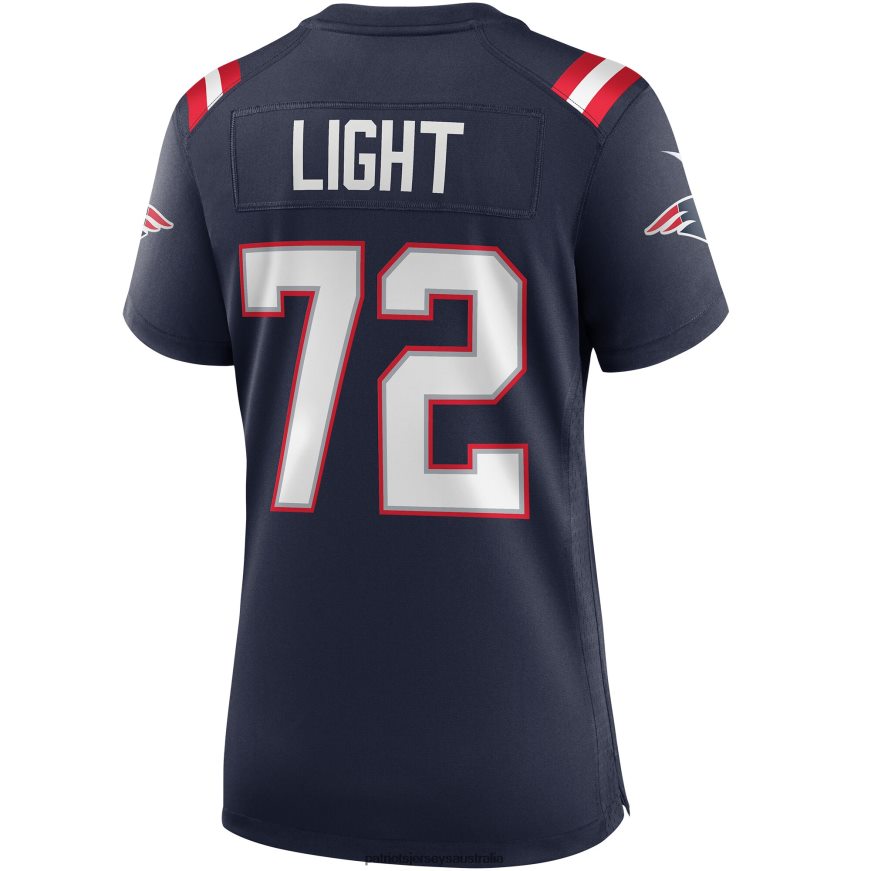Women Nike Matt Light Navy Game Retired Player Jersey ZZ06V21144 Patriots Jersey Clothing