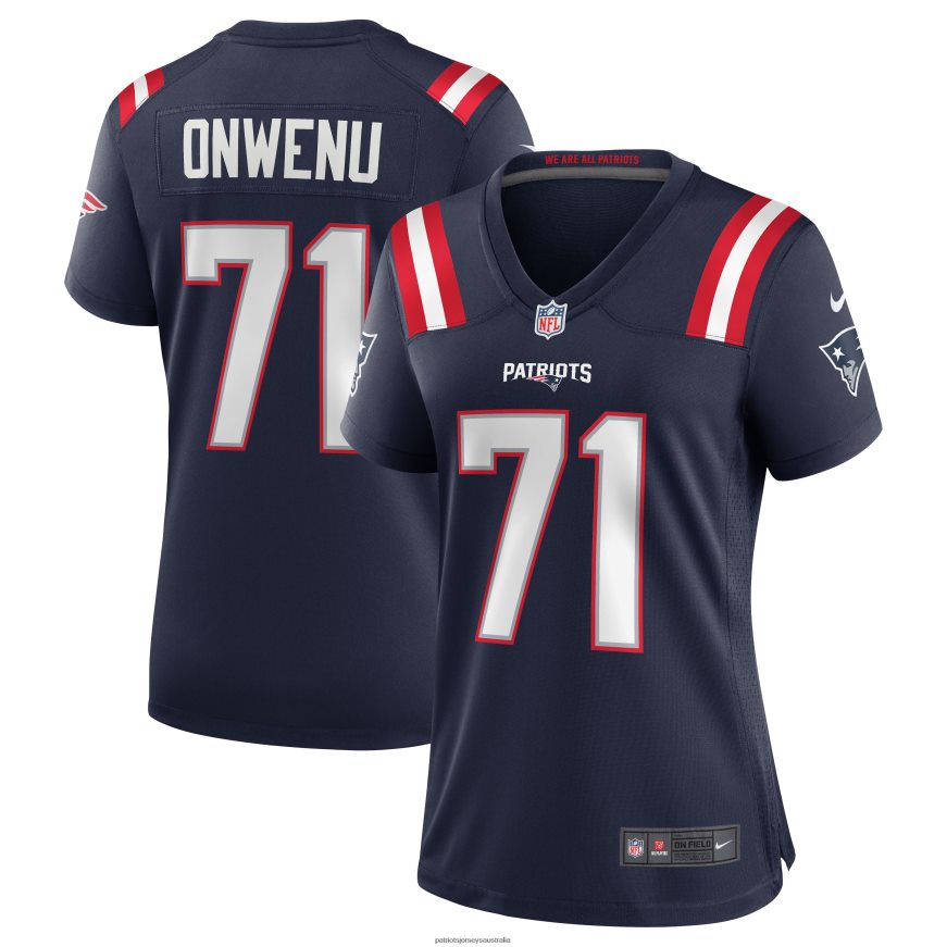 Women Nike Mike Onwenu Navy Team Game Jersey ZZ06V21149 Patriots Jersey Clothing