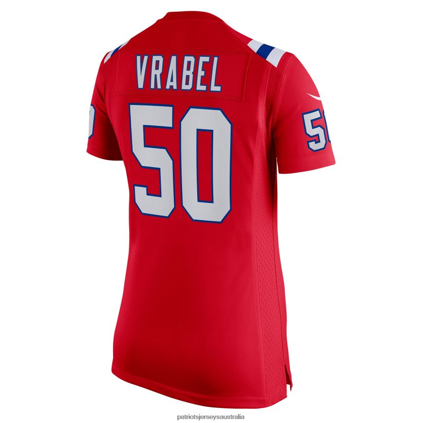Women Nike Mike Vrabel Red Retired Game Jersey ZZ06V21161 Patriots Jersey Clothing