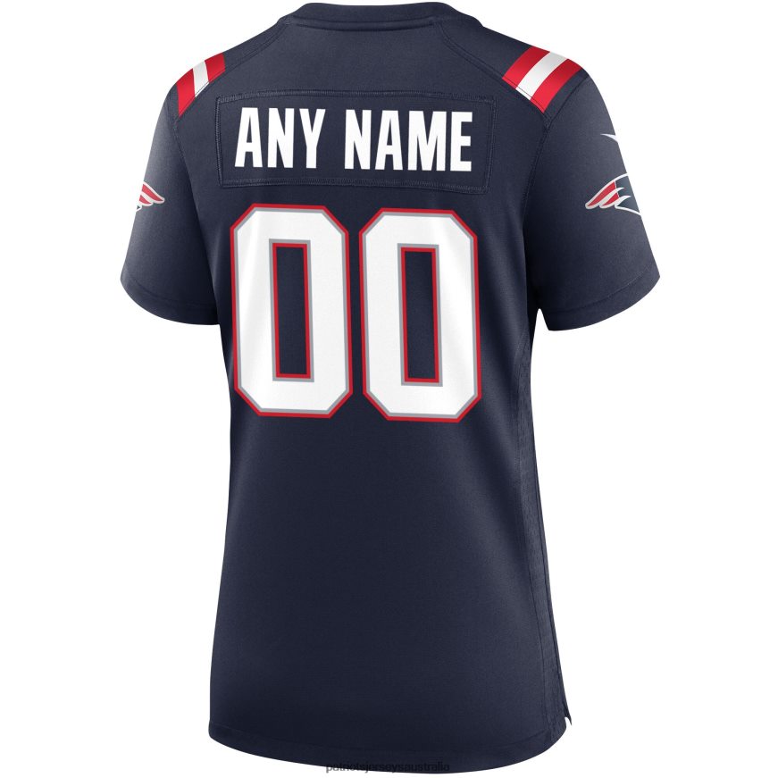 Women Nike Navy Custom Game Jersey ZZ06V21172 Patriots Jersey Clothing