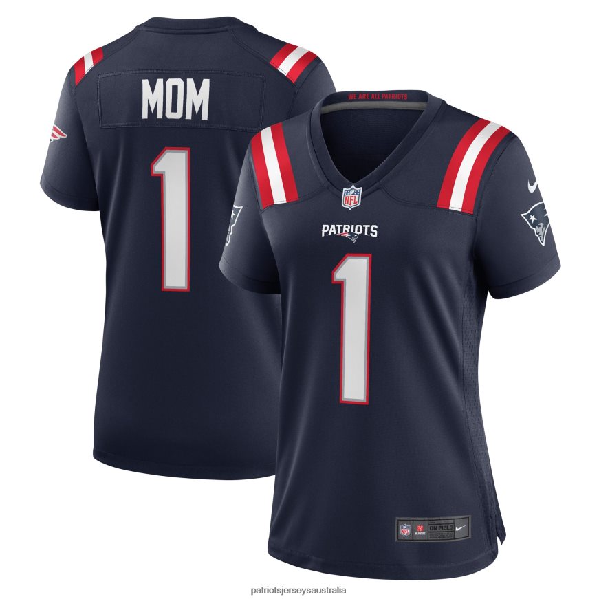 Women Nike Number 1 Mom Navy Game Jersey ZZ06V21175 Patriots Jersey Clothing