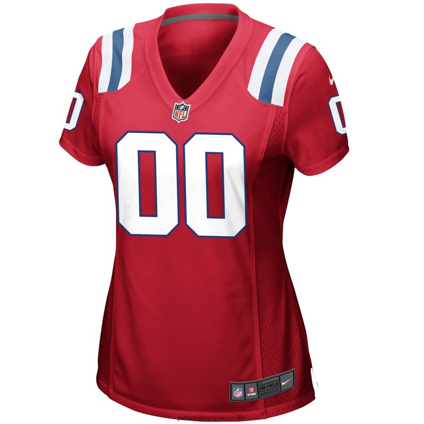 Women Nike Red Alternate Custom Jersey ZZ06V21176 Patriots Jersey Clothing