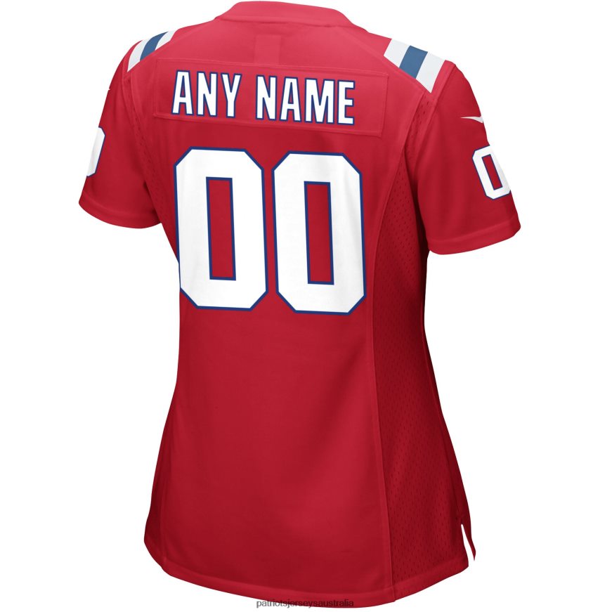 Women Nike Red Alternate Custom Jersey ZZ06V21176 Patriots Jersey Clothing