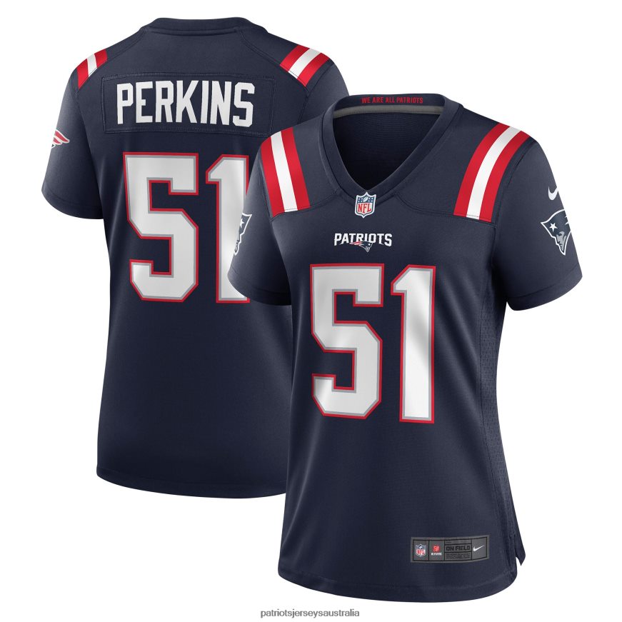 Women Nike Ronnie Perkins Navy Game Jersey ZZ06V21166 Patriots Jersey Clothing