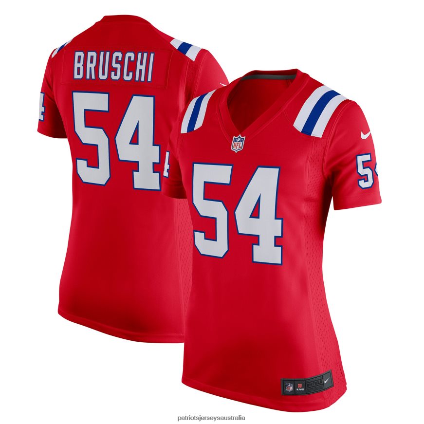 Women Nike Tedy Bruschi Red Retired Game Jersey ZZ06V21162 Patriots Jersey Clothing