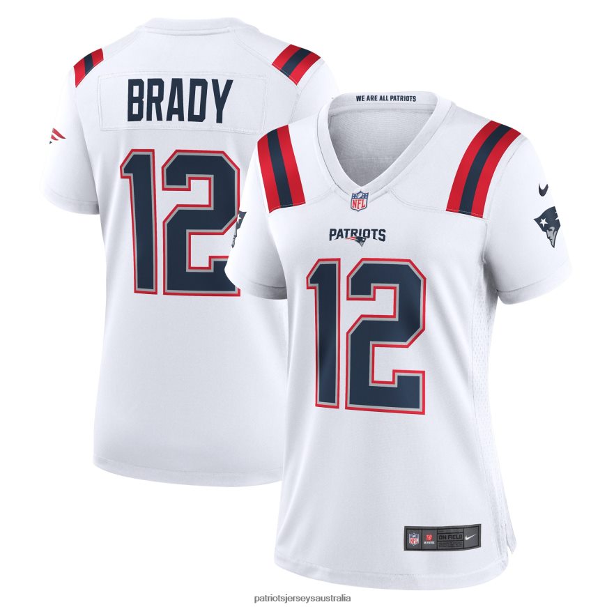 Women Nike Tom Brady White Retired Game Jersey ZZ06V21173 Patriots Jersey Clothing